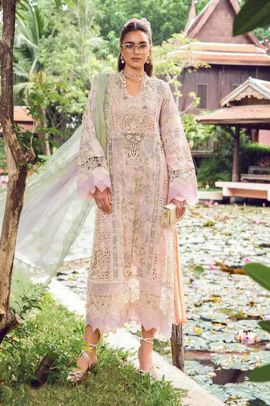 Maria B | Eid Lawn Collection | 07 - Pakistani Designer Dress - by Maria B | Type: Luxury - 100% Original at Saira Sultan