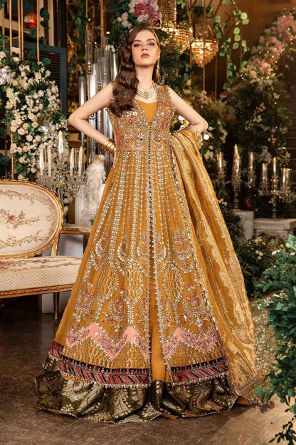 Maria B | Mbroidered Formals 24 | Organza Suit | BD-2907 - Pakistani Designer Dress - by Maria B | Type: Ladies Clothes - 100% Original at Saira Sultan