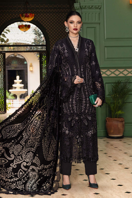 Maria B | Winter Luxe 25 | WL-1307 by Maria B - Designer Dress - Type : Ladies Clothes - Available at Saira Sultan - 100% Original 