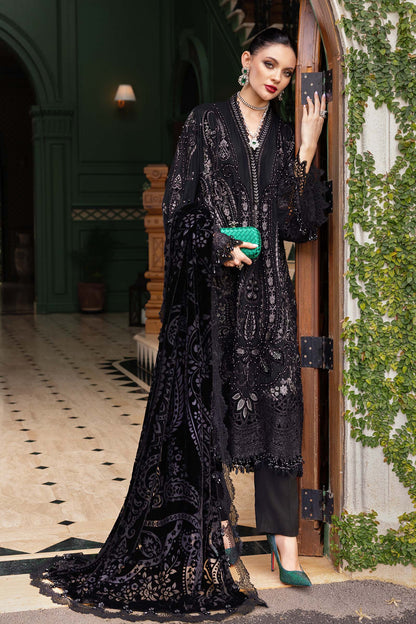 Maria B | Winter Luxe 25 | WL-1307 by Maria B - Designer Dress - Type : Ladies Clothes - Available at Saira Sultan - 100% Original 