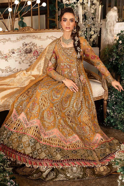 Maria B | Mbroidered Formals 24 | Organza Suit | BD-2907 - Pakistani Designer Dress - by Maria B | Type: Ladies Clothes - 100% Original at Saira Sultan