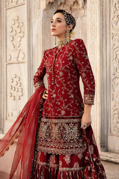 Maria B | Sateen Formals 24 | CST-807 - Pakistani Designer Dress - by Maria B | Type: Formal - 100% Original at Saira Sultan