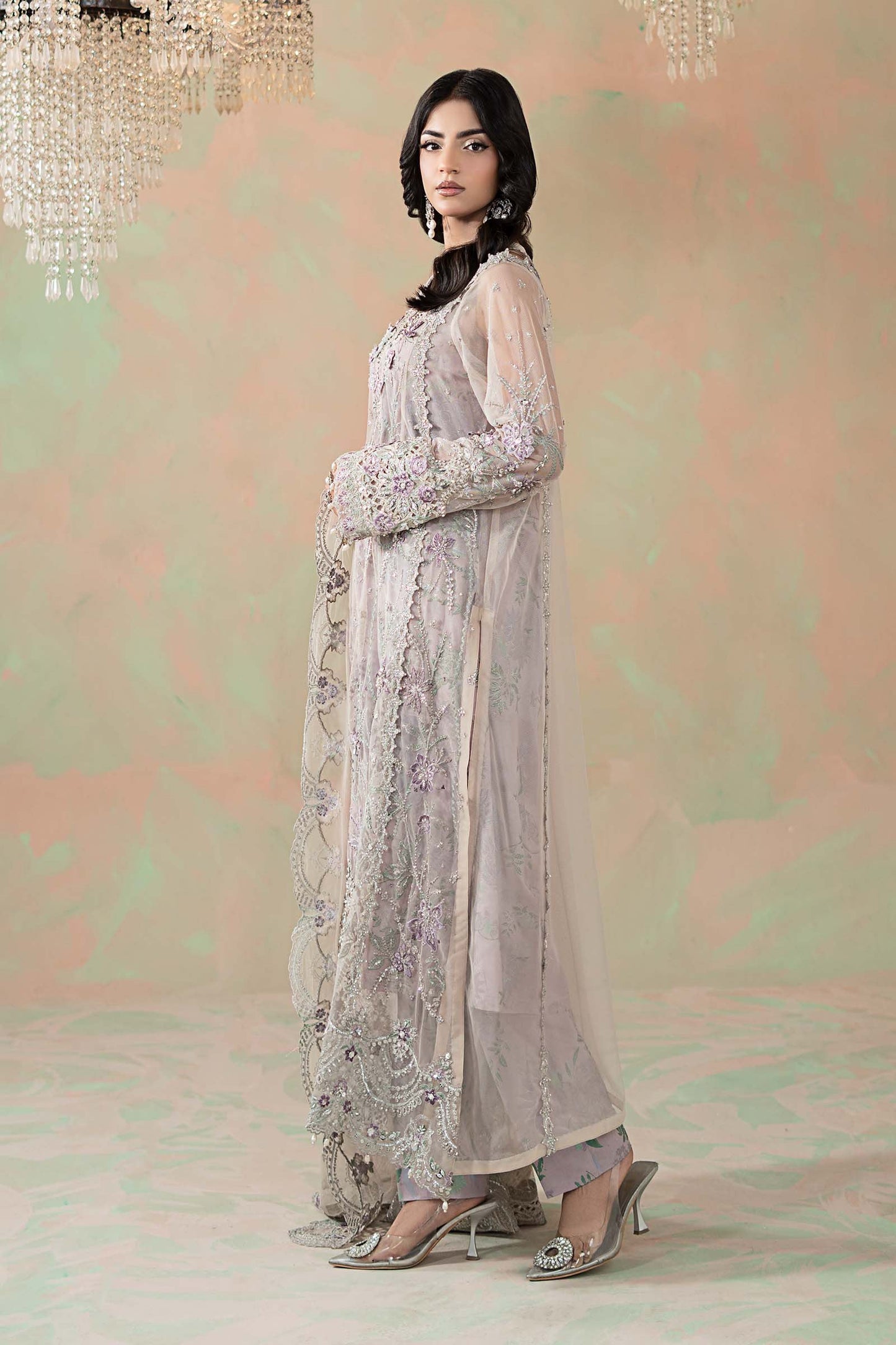 Maria B | Soiree Formals | WFS-09-07 by Maria B - Designer Dress - Type : Ladies Clothes - Available at Saira Sultan - 100% Original 