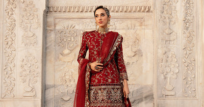 Maria B | Sateen Formals 24 | CST-807 - Pakistani Designer Dress - by Maria B | Type: Formal - 100% Original at Saira Sultan