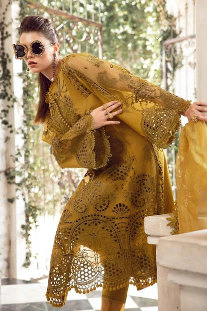Maria B | Eid Lawn Collection | 08 - Pakistani Designer Dress - by Maria B | Type: Luxury - 100% Original at Saira Sultan