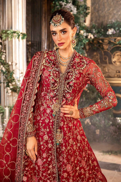 Maria B | Mbroidered Formals 24 | Organza Suit | BD-2908 - Pakistani Designer Dress - by Maria B | Type: Ladies Clothes - 100% Original at Saira Sultan