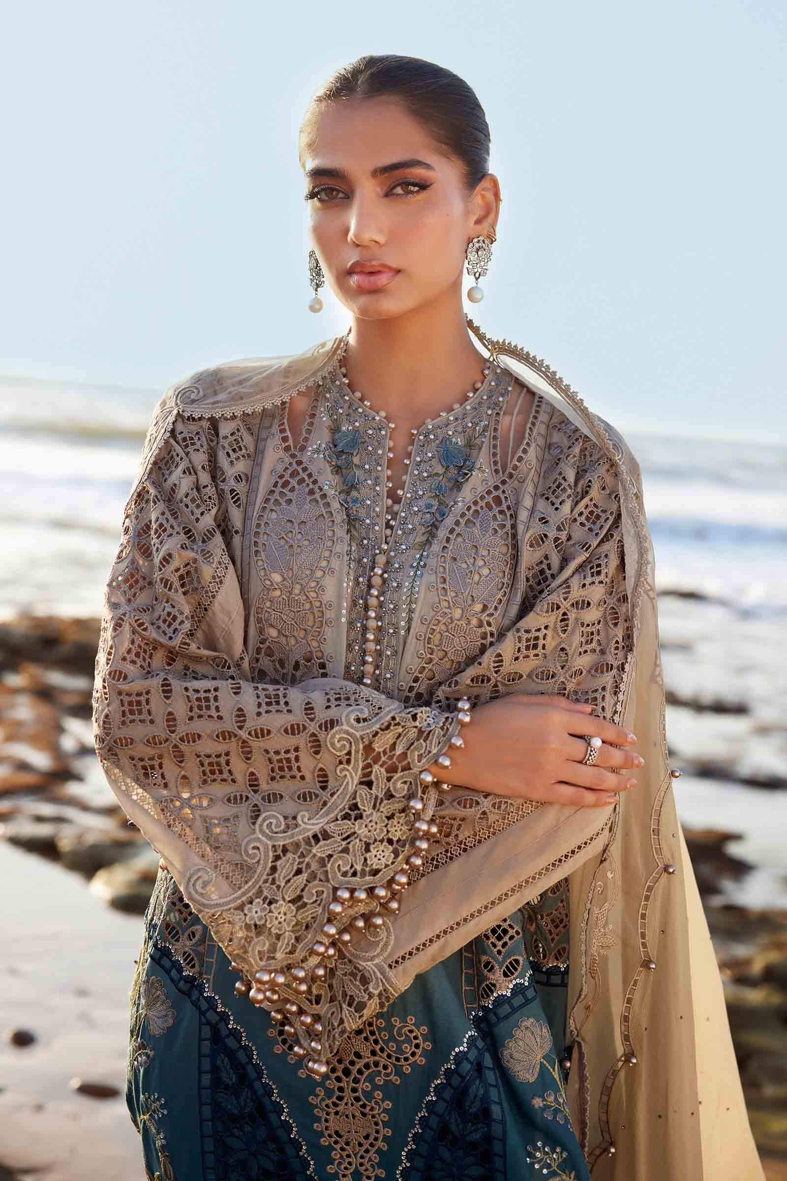Maria B | Eid Collection 25 | 25-08 S Golden Lawn