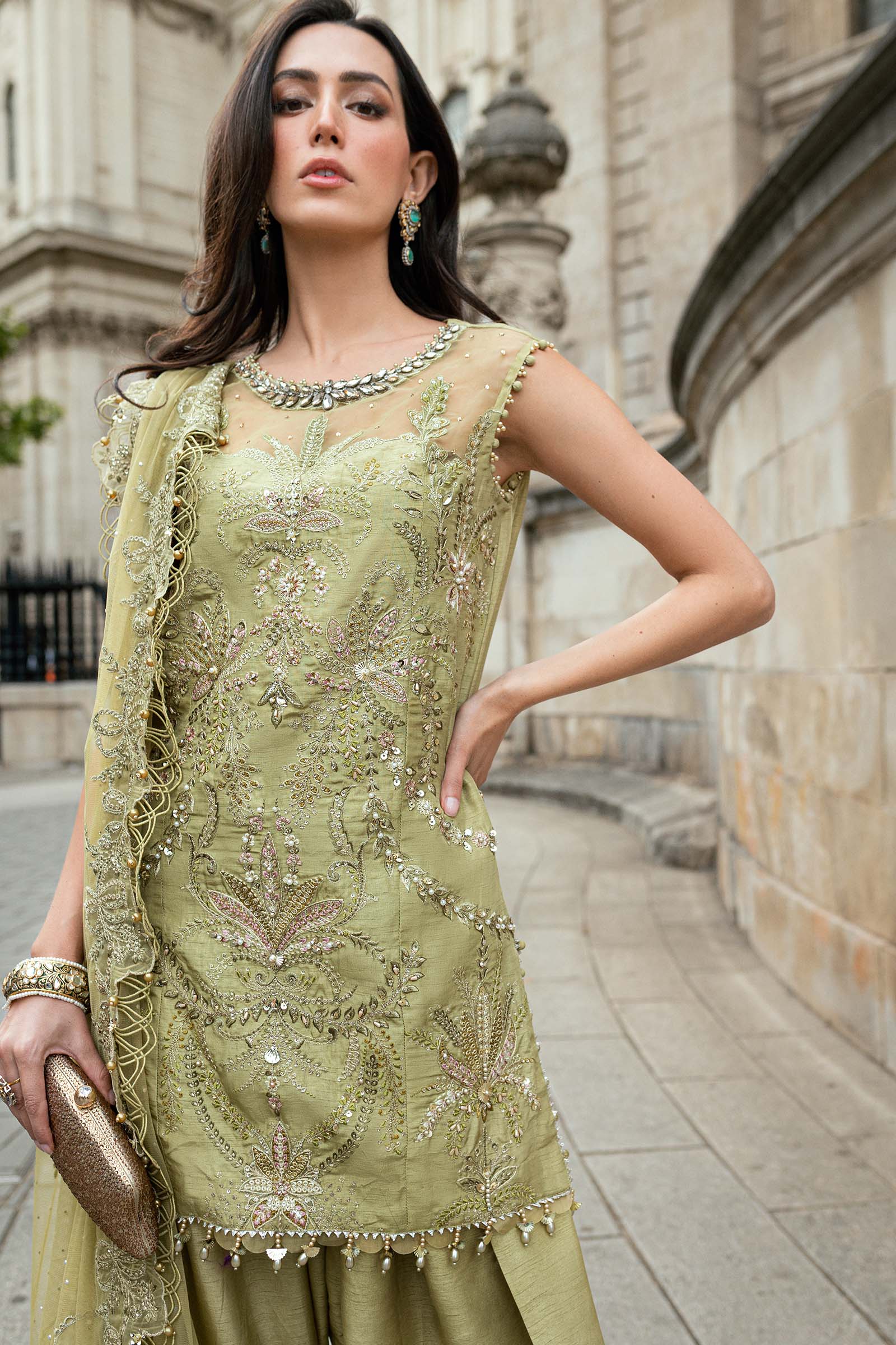 Maria B | Soiree Formals 25 | WF-09-08 by Maria B - Designer Dress - Type : Ladies Clothes - Available at Saira Sultan - 100% Original 