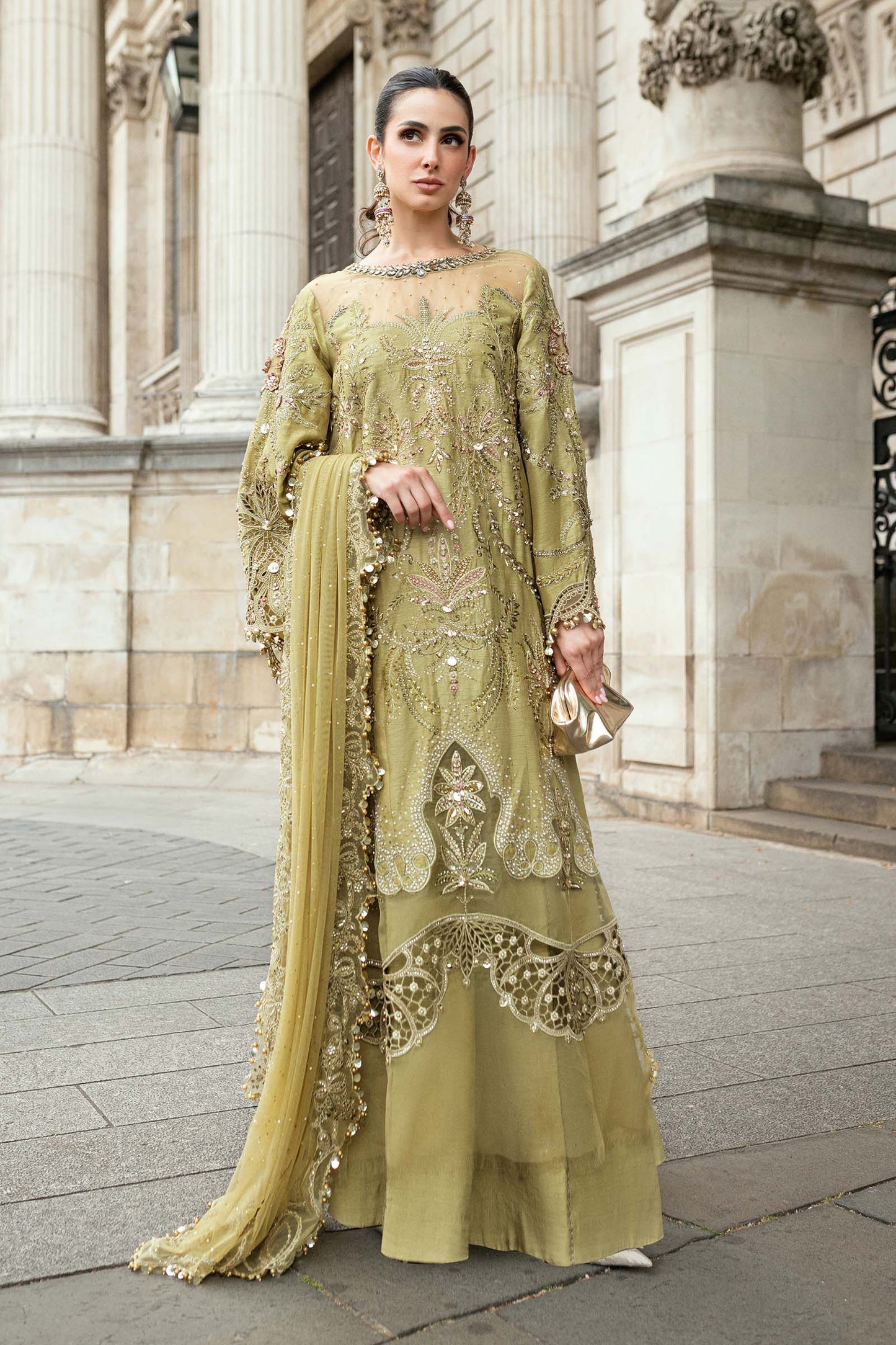 Maria B | Soiree Formals 25 | WF-09-08 by Maria B - Designer Dress - Type : Ladies Clothes - Available at Saira Sultan - 100% Original 