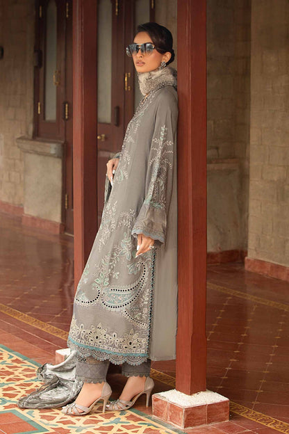 Maria B | Winter Luxe 24 | Velvet DL-1209 - Pakistani Designer Dress - by Maria B | Type: Ladies Clothes - 100% Original at Saira Sultan