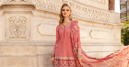 Maria B | Sateen Formals 24 | CST-809 - Pakistani Designer Dress - by Maria B | Type: Formal - 100% Original at Saira Sultan
