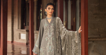 Maria B | Winter Luxe 24 | Velvet DL-1209 - Pakistani Designer Dress - by Maria B | Type: Ladies Clothes - 100% Original at Saira Sultan