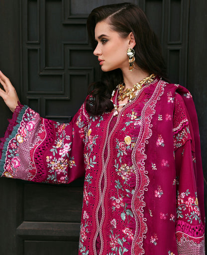 Republic Womenswear | Kalani Eid Luxury Lawn 25 | D2-A - Ayla S Red Lawn