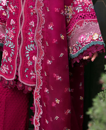 Republic Womenswear | Kalani Eid Luxury Lawn 25 | D2-A - Ayla M Red Lawn