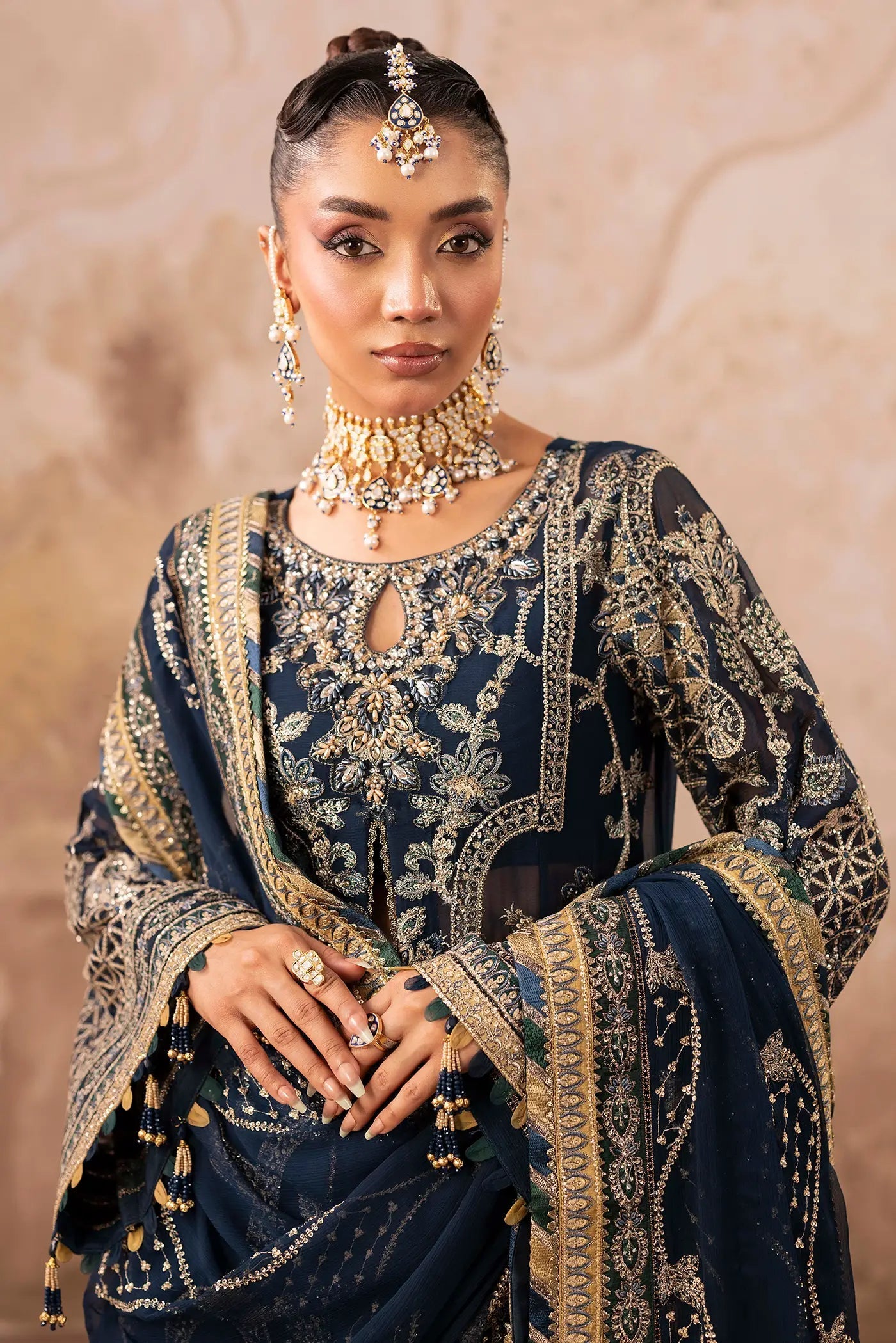 Adans Libas | Barroco Formals 25 | Barroco 1552 by Adans Libas - Designer Dress - Type : Ladies Clothes - Available at Saira Sultan - 100% Original 