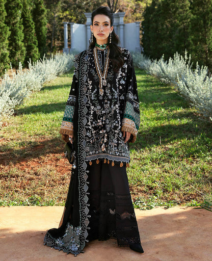 Republic Womenswear | Kalani Eid Luxury Lawn 25 | D6-B - Talia XS Black Lawn