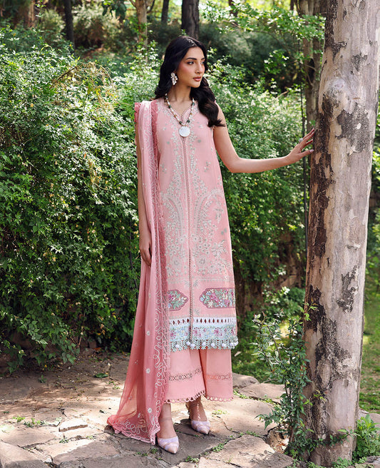 Republic Womenswear | Talia Luxury Lawn 25 | D7-A - Ora XS Light Pink Lawn