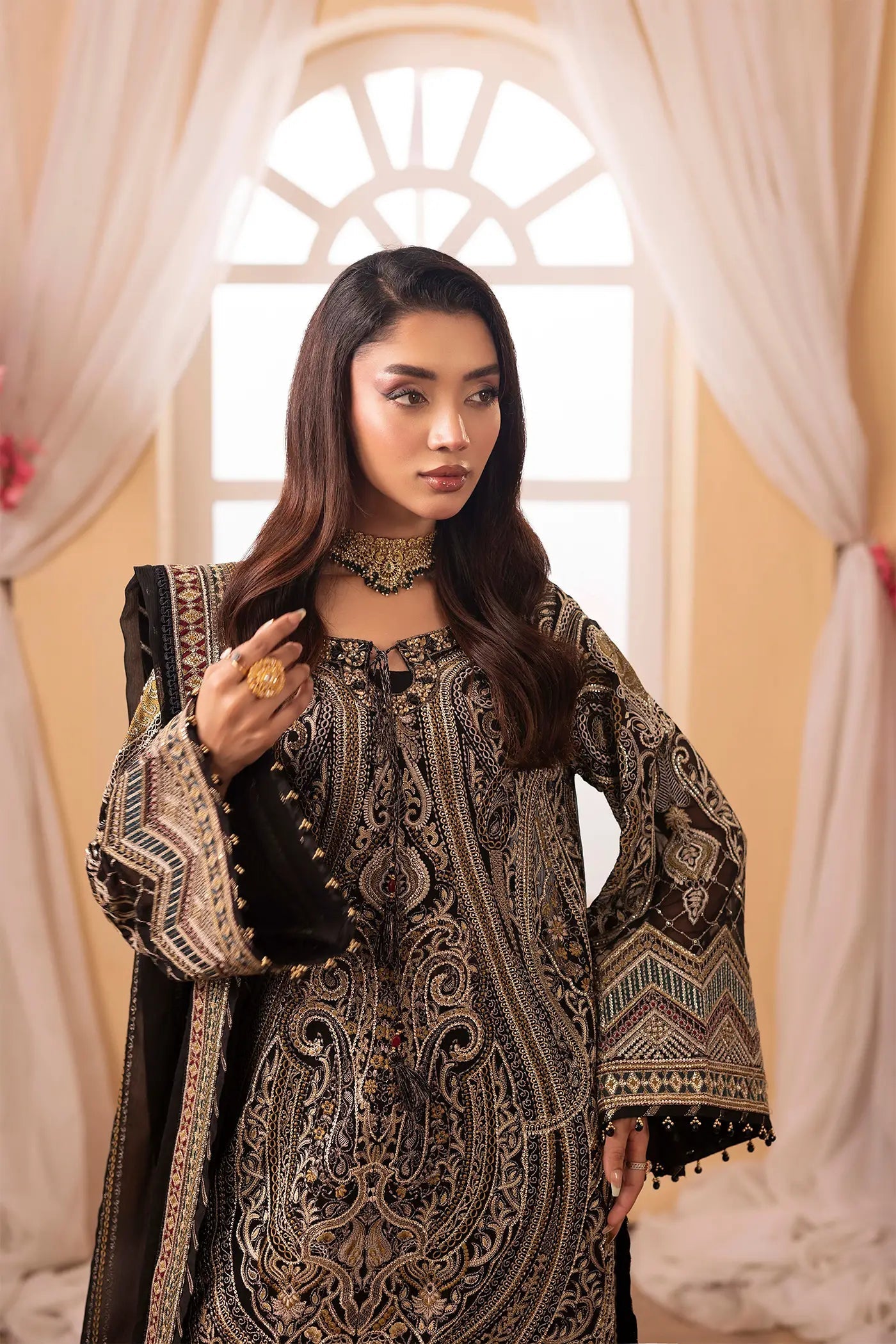 Adans Libas | Barroco Formals 25 | Barroco 1556 by Adans Libas - Designer Dress - Type : Ladies Clothes - Available at Saira Sultan - 100% Original 