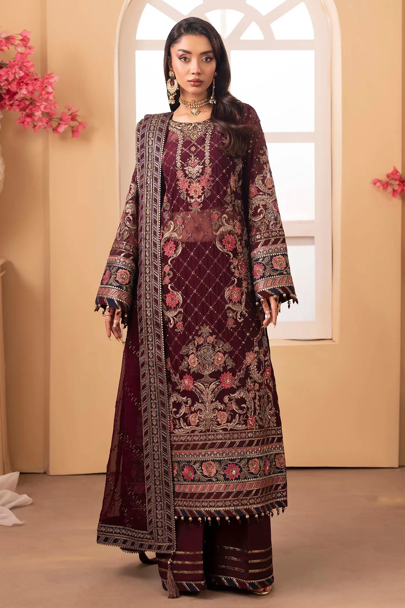 Adans Libas | Barroco Formals 25 | Barroco 1558 by Adans Libas - Designer Dress - Type : Ladies Clothes - Available at Saira Sultan - 100% Original 