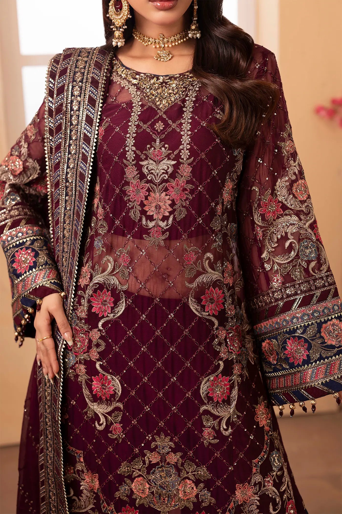 Adans Libas | Barroco Formals 25 | Barroco 1558 by Adans Libas - Designer Dress - Type : Ladies Clothes - Available at Saira Sultan - 100% Original 