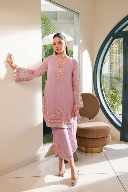 Dhanak | Chiffon Pret | SS25DA-2718 XS Lilac Chiffon