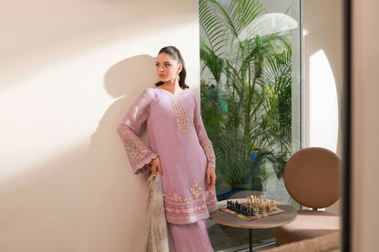 Dhanak | Chiffon Pret | SS25DA-2718 L Lilac Chiffon