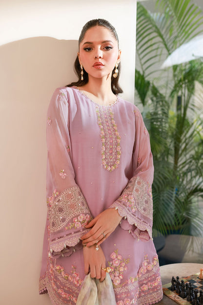 Dhanak | Chiffon Pret | SS25DA-2718 M Lilac Chiffon