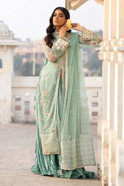 Ittehad | Dilruba Wedding Formals | ESDR76-SUT-GRN - Pakistani Designer Dress - by Ittehad | Type: Bridal - 100% Original at Saira Sultan