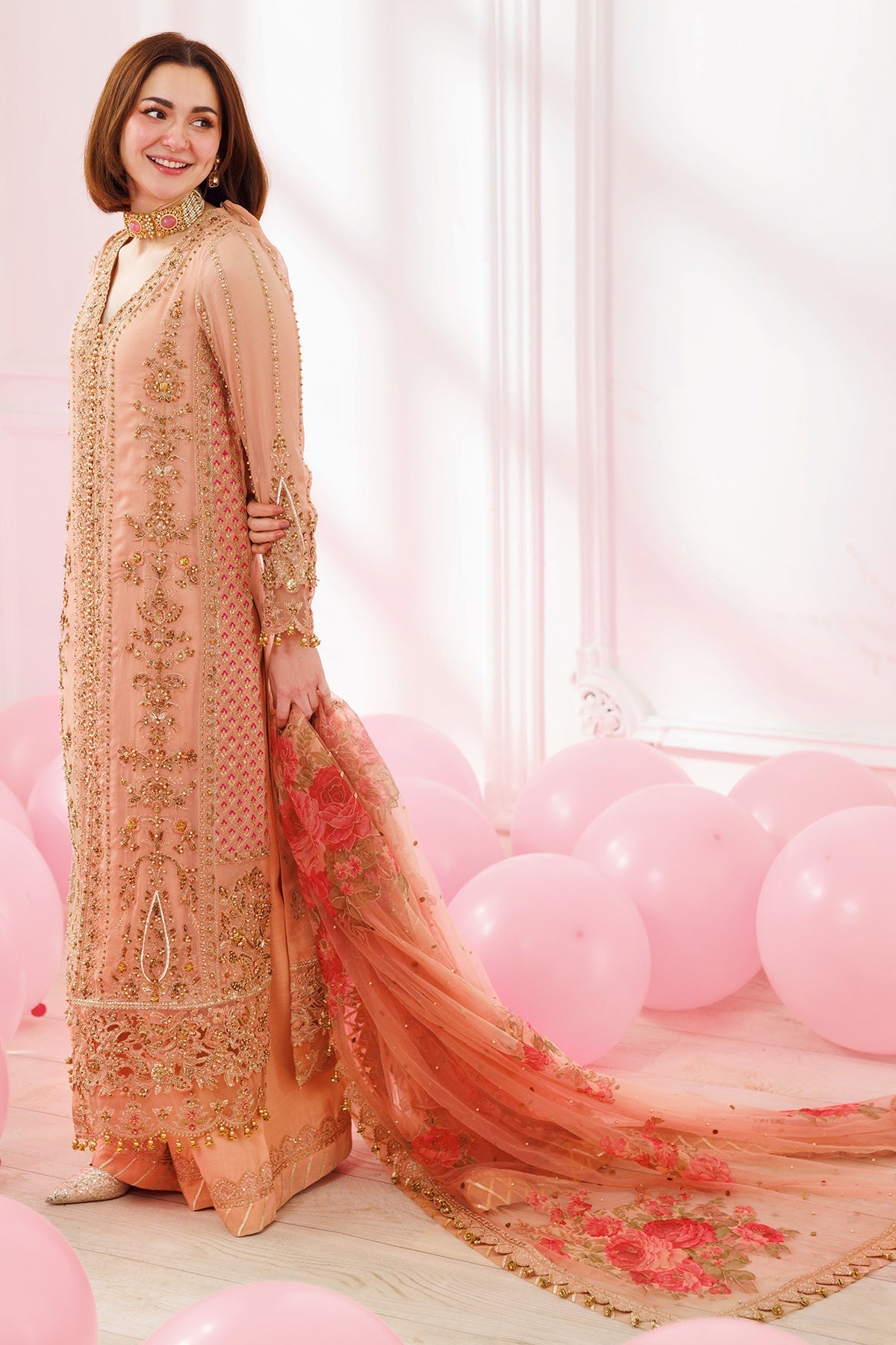 Charizma | Dastaan e Jashaan 25 | DJ5-02 S Peach Pink Chiffon