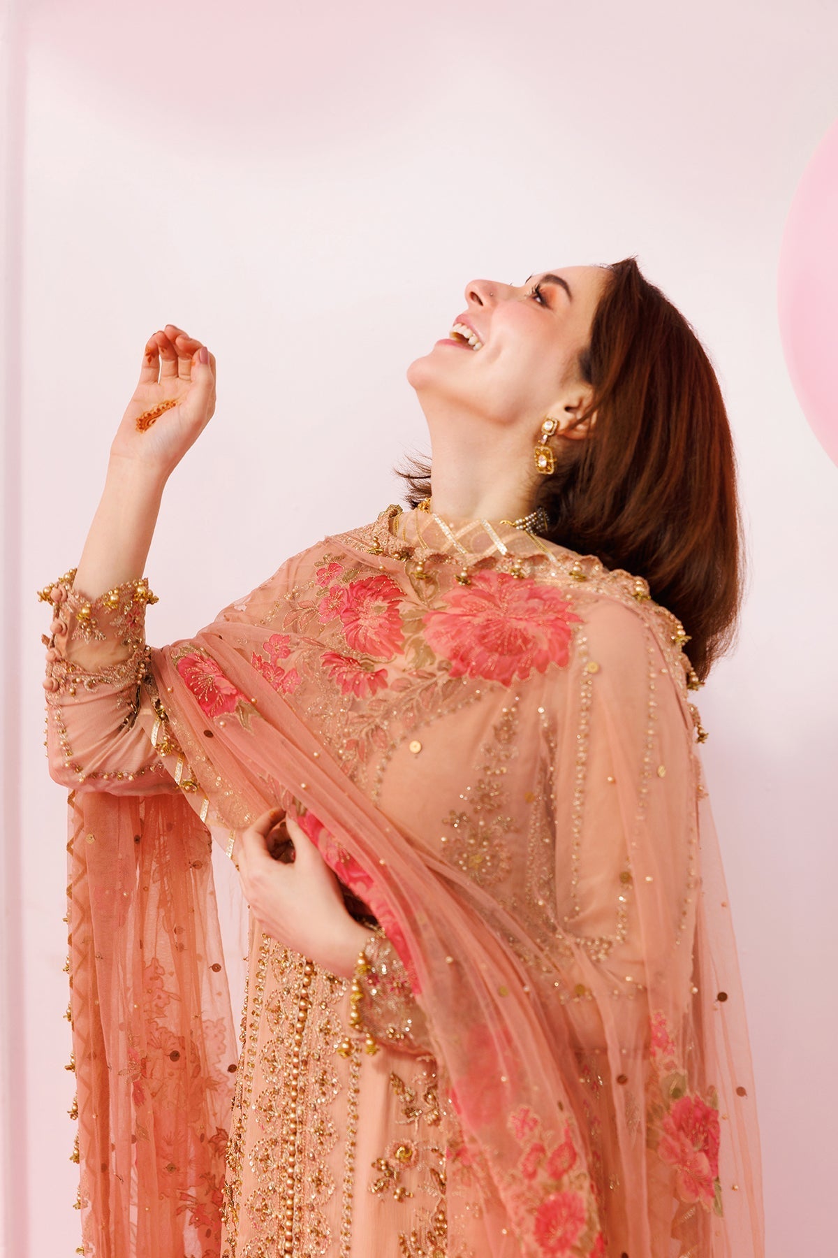 Charizma | Dastaan e Jashaan 25 | DJ5-02 L Peach Pink Chiffon
