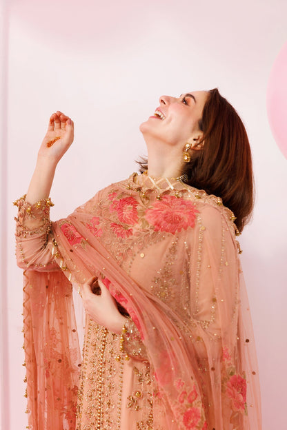 Charizma | Dastaan e Jashaan 25 | DJ5-02 L Peach Pink Chiffon