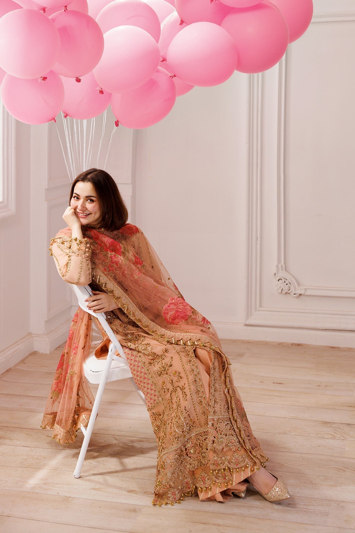 Charizma | Dastaan e Jashaan Formals 25 | DJ5-02 Custom Size Skin Chiffon
