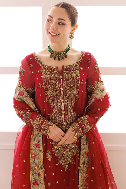 Charizma | Dastaan e Jashaan Formals 25 | DJ5-05 M Red Chiffon