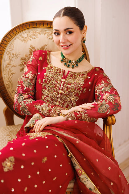 Charizma | Dastaan e Jashaan Formals 25 | DJ5-05 L Red Chiffon