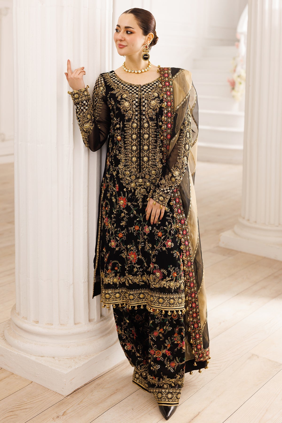 Charizma | Dastaan e Jashaan 25 | DJ5-03 XS Black Chiffon