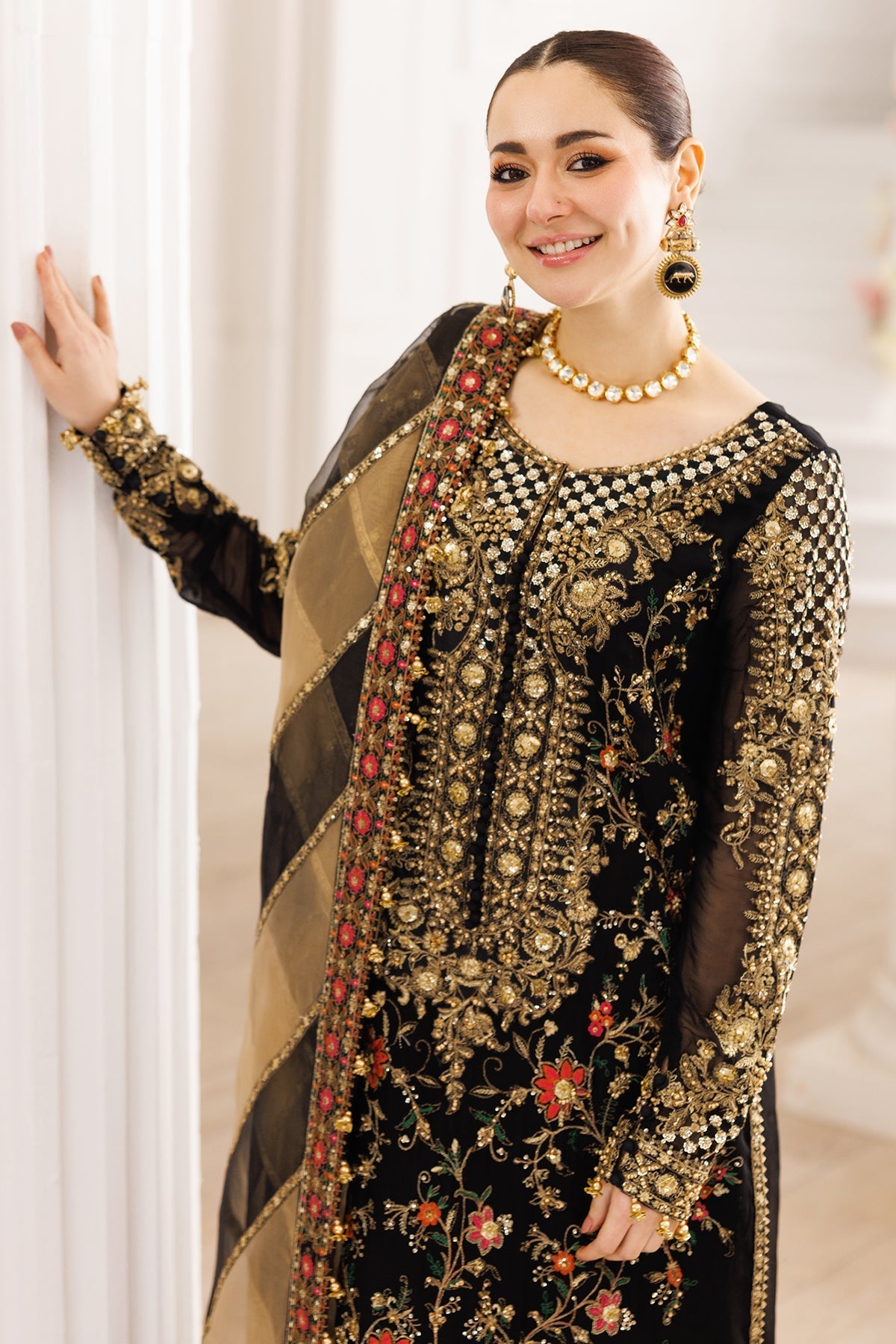 Charizma | Dastaan e Jashaan Formals 25 | DJ5-03 M Black Chiffon