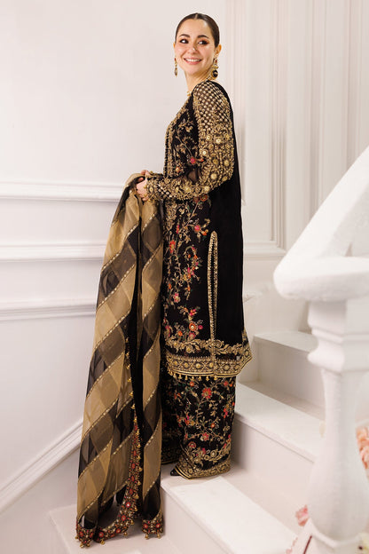 Charizma | Dastaan e Jashaan 25 | DJ5-03 S Black Chiffon
