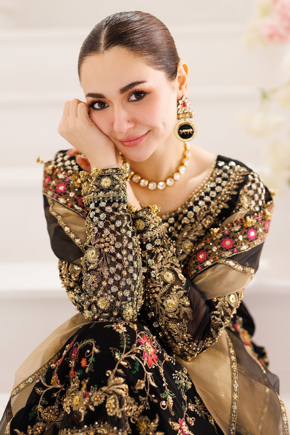 Charizma | Dastaan e Jashaan Formals 25 | DJ5-03 L Black Chiffon