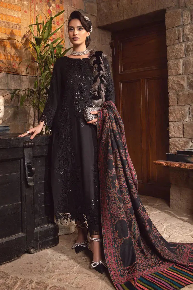 Maria B | Linen Collection | DL-1012 - Pakistani Designer Dress - by Maria B | Type: Luxury - 100% Original at Saira Sultan