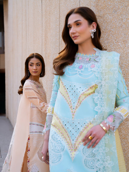 Parishay | Dil e Raqsam Festive Eid Lawn | DR-01 M Light Blue Lawn
