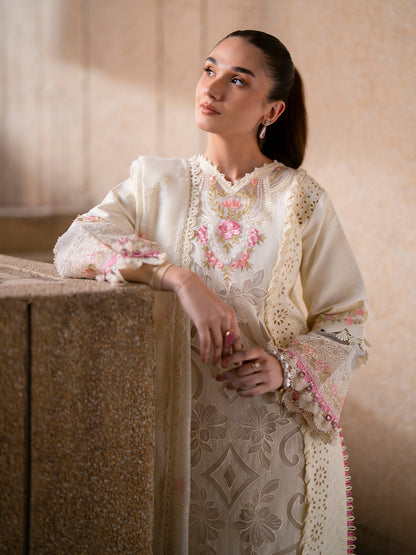 Parishay | Dil e Raqsam Festive Eid Lawn | DR-05 XL Ivory Lawn