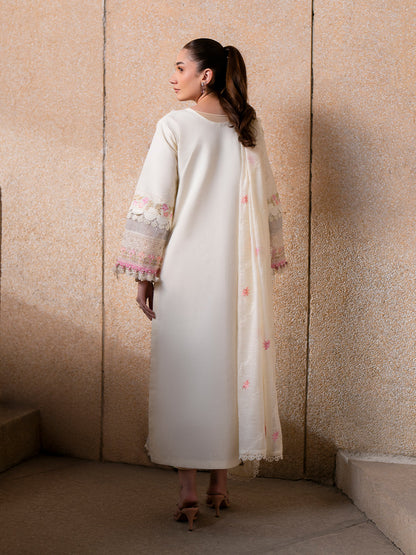 Parishay | Dil e Raqsam Festive Eid Lawn | DR-05 S Ivory Lawn