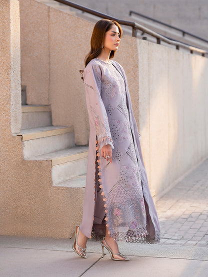 Parishay | Dil e Raqsam Festive Eid Lawn | DR-07 Custom Size Lilac Lawn