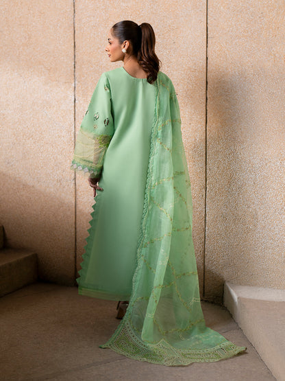 Parishay | Dil e Raqsam Festive Eid Lawn | DR-11 S Aqua Green Lawn