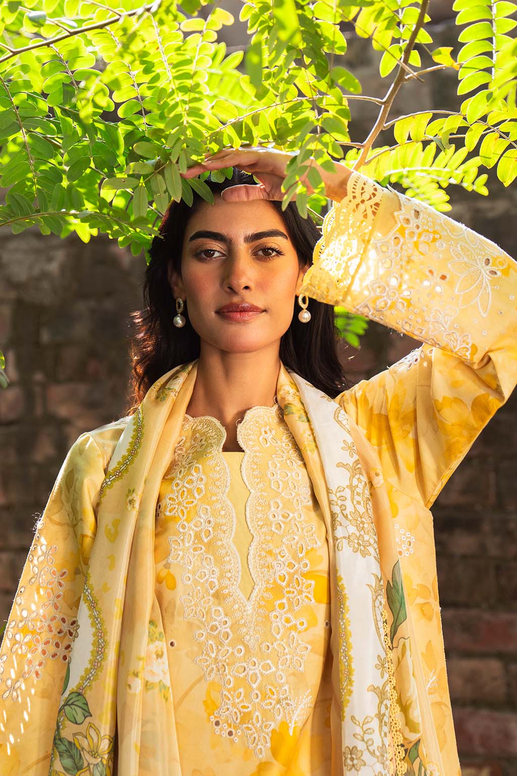 Neeshay | Summer Lines Printkari 25 | BUTTERCUP L Yellow Lawn