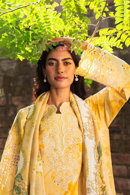 Neeshay | Summer Lines Printkari 25 | BUTTERCUP L Yellow Lawn