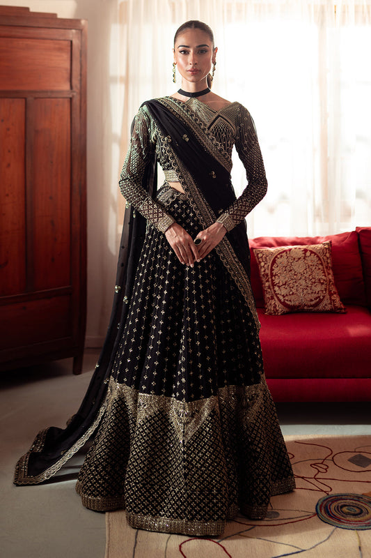 Neeshay | Dastaan Luxury Chiffon | Sunehri - Pakistani Designer Dress - by Neeshay | Type: Formal - 100% Original at Saira Sultan