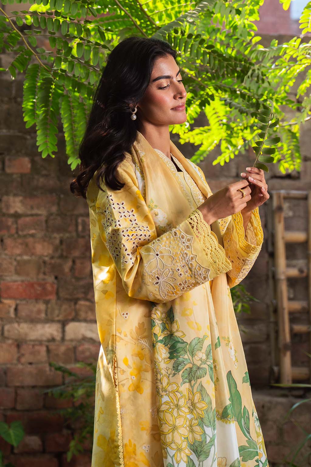 Neeshay | Summer Lines Printkari 25 | BUTTERCUP M Yellow Lawn