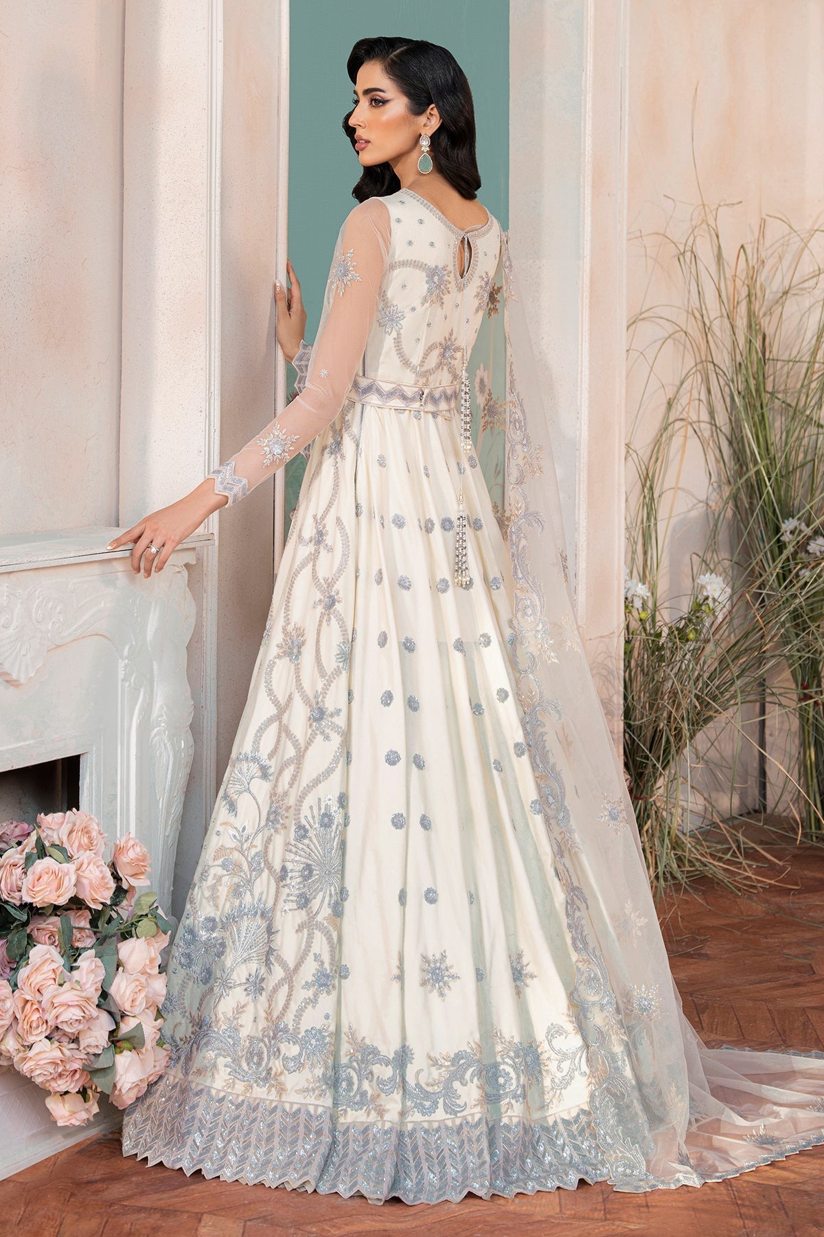 Inara | Aurelia Wedding Collection | Aqua - Pakistani Designer Dress - by InaraClothing | Type: Bridal - 100% Original at Saira Sultan