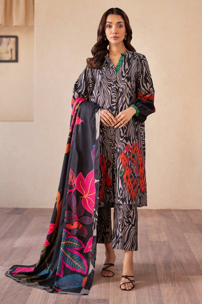 Charizma | Print Melody | CPM-4-S49A S Off White Raw Silk